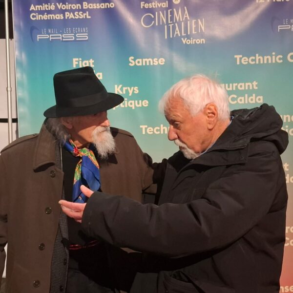 con Jean Gili al Festival del Cinema italiano di Voiron